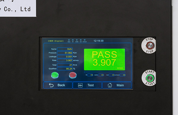 Pressure Setting Page