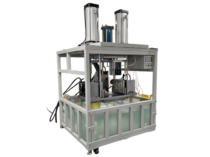 Left side view of multifunctional gearbox airtightness testing machine