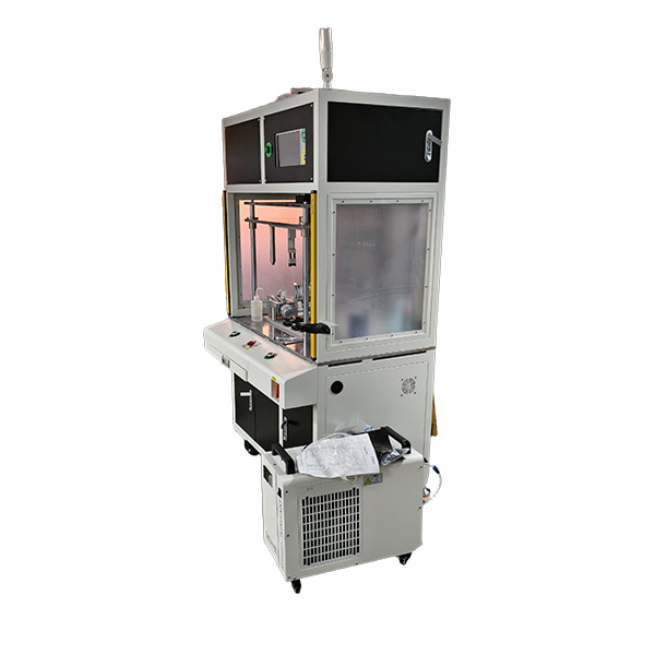 Right Side View of Custom Automotive Filter Leak Testing Cabinet