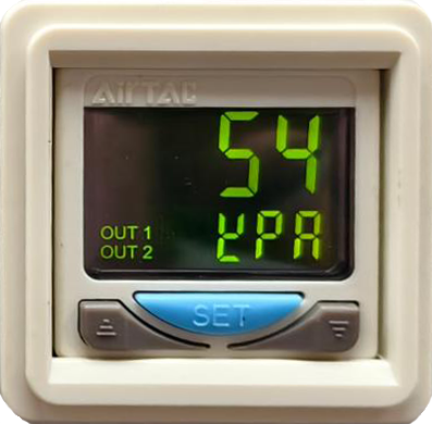 Digital pressure display on the wire harness bubble tester
