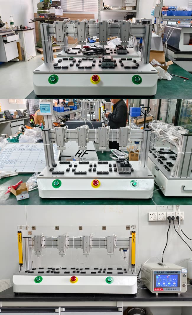 Dedicated Leak Tester for Three EV Controller Models