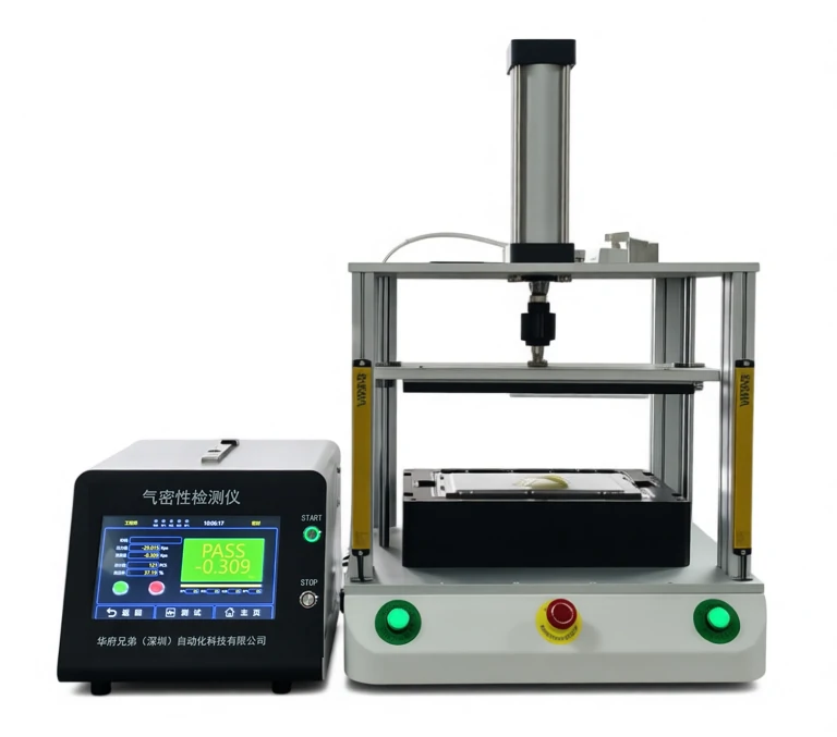 Dedicated Leak Tester and Fixture for Energy Storage Controller