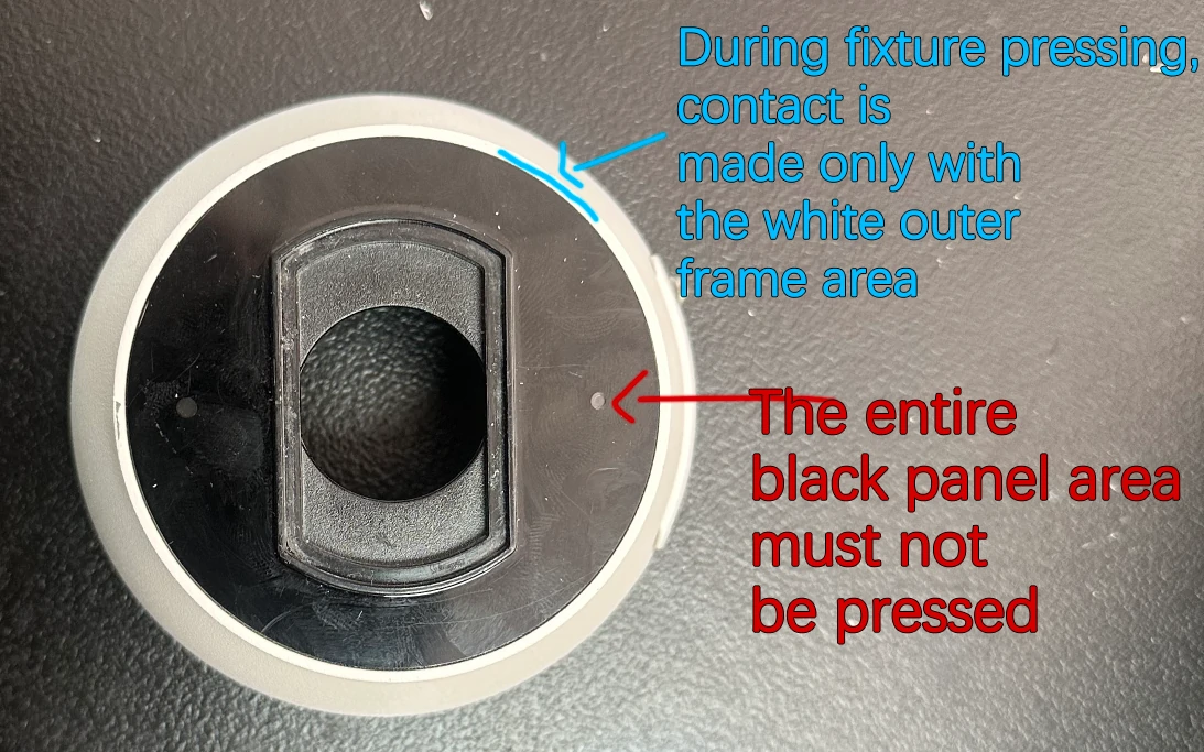 Fixture Pressing Contact Area Diagram