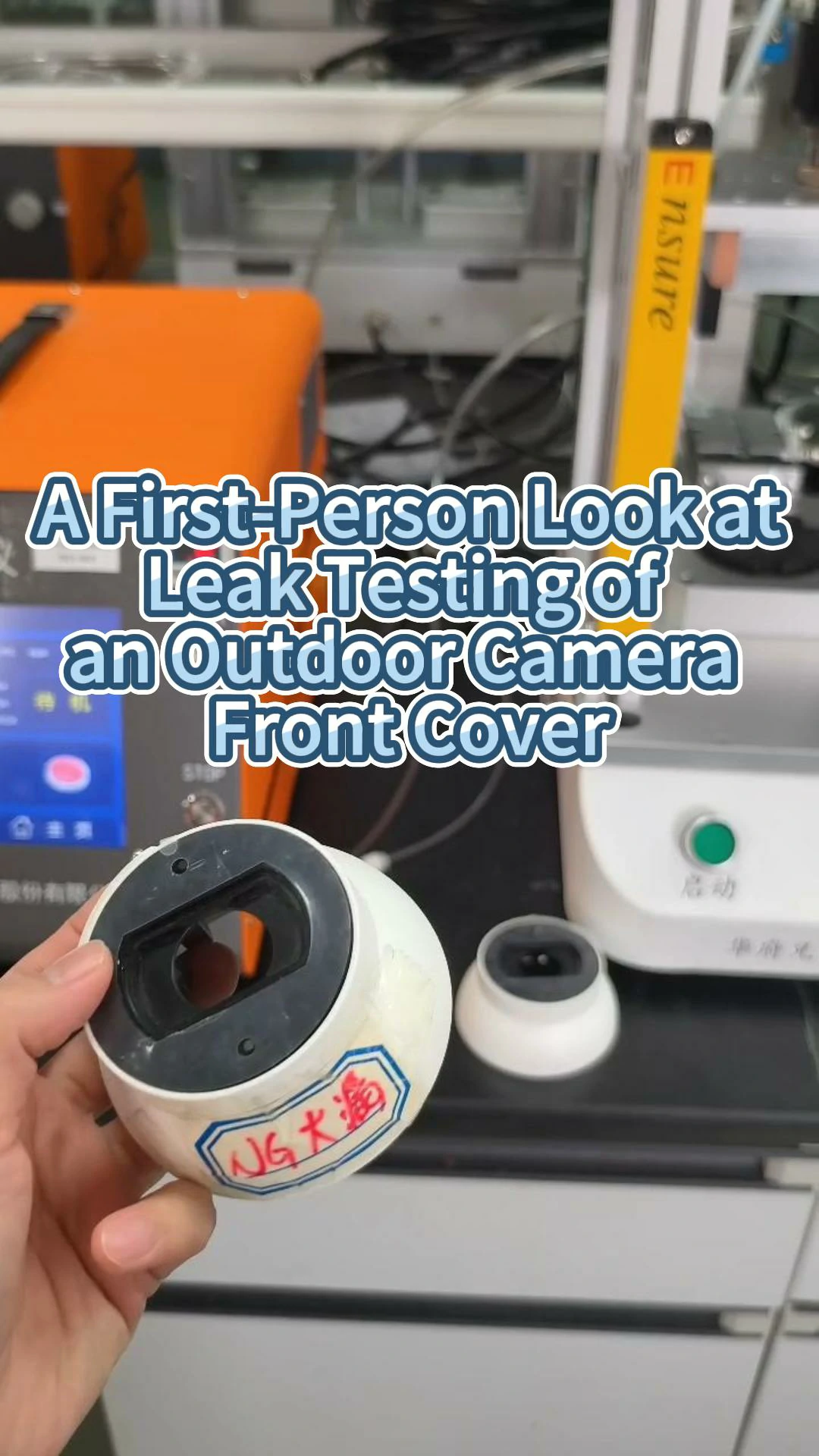 Camera Front Cover Leak Testing Process