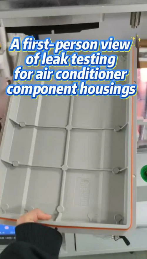 AC component cover leak testing operation