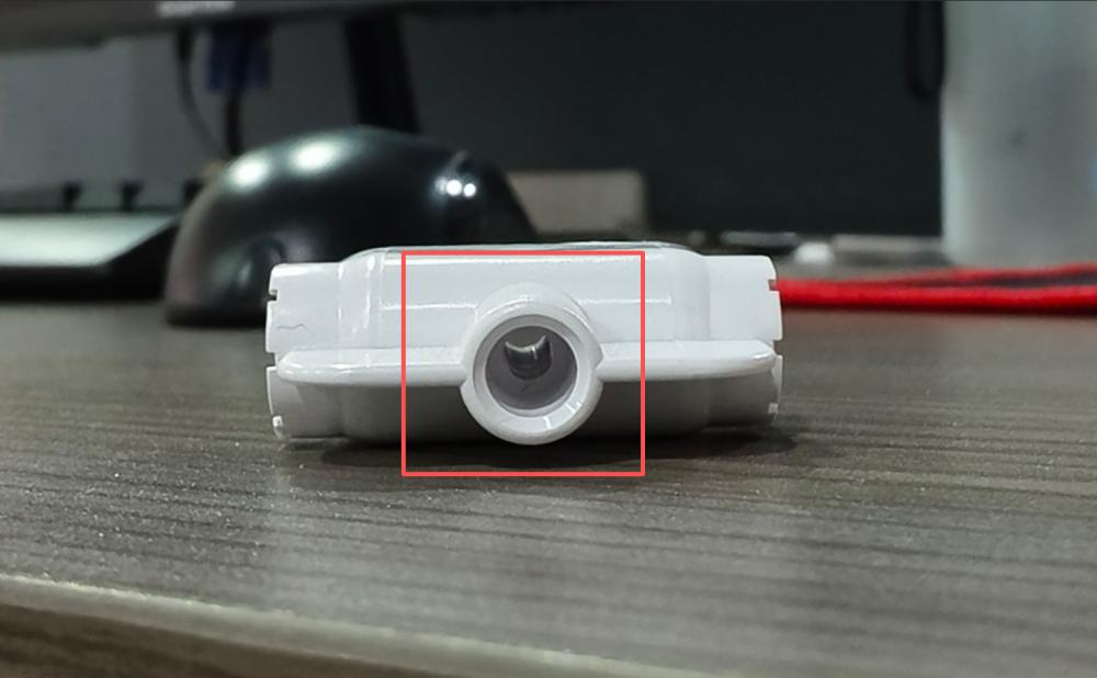 Test position on the medical tubing connector